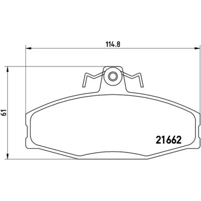 Jarrupalat Brembo P 85 022 - Jarrujärjestelmä Jarrupalat Brembo P 85 022 - Jarrujärjestelmä