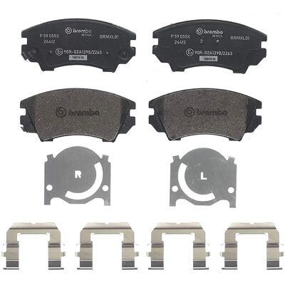 BREMBO P 59 055X Jarrupalat Opelille, Chevroletille, Saabille - Jarrujärjestelmä BREMBO P 59 055X Jarrupalat Opelille, Chevroletille, Saabille - Jarrujärjestelmä