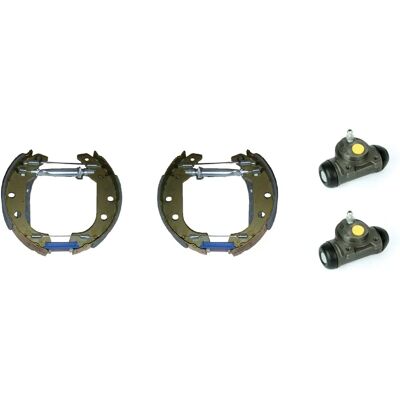 Kit de freins Brembo - Pour Peugeot 306, ZX - Avec mâchoires Kit de freins Brembo - Pour Peugeot 306, ZX - Avec mâchoires