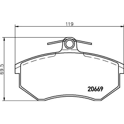 BREMBO P 99 026 Pastiglie freno anteriori - Kit pastiglie BREMBO P 99 026 Pastiglie freno anteriori - Kit pastiglie
