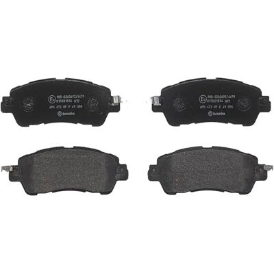 Brembo Mazda 2 Bremsbeläge - 4 Stück Brembo Mazda 2 Bremsbeläge - 4 Stück