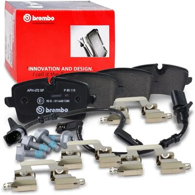 BREMBO P 85 118 - Bremsbeläge für Audi, mit Verschleißanzeiger BREMBO P 85 118 - Bremsbeläge für Audi, mit Verschleißanzeiger