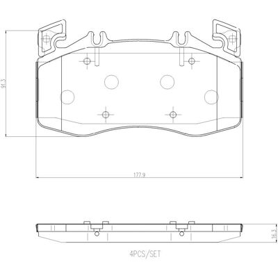 BREMBO P 50 163 Front Brake Pad Kit - Brake System BREMBO P 50 163 Front Brake Pad Kit - Brake System