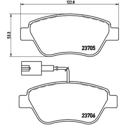 BREMBO P 23 141X - Bremseskiver BREMBO P 23 141X - Bremseskiver