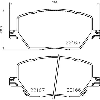 Brembo P 23 164X - Bremseskiver til Fiat 500x, Jeep Compass, Renegade Brembo P 23 164X - Bremseskiver til Fiat 500x, Jeep Compass, Renegade