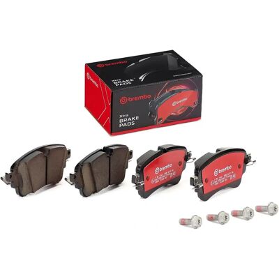 BREMBO Bremsbelagte P 85 154X for VW, Audi, Q7, A4 B9, med slitasjevarsler BREMBO Bremsbelagte P 85 154X for VW, Audi, Q7, A4 B9, med slitasjevarsler
