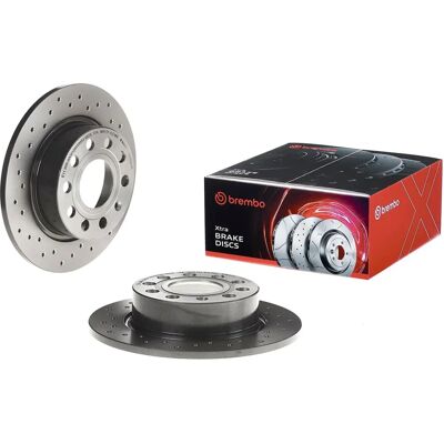 BREMBO VW AUDI SKODA 08.9502.1X Gelochte Bremsscheibe - Bremsscheibe BREMBO VW AUDI SKODA 08.9502.1X Gelochte Bremsscheibe - Bremsscheibe
