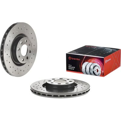 BREMBO Jarrulevy - Reikäristetyt ja ilmastoitu 284mm - Jarrut BREMBO Jarrulevy - Reikäristetyt ja ilmastoitu 284mm - Jarrut