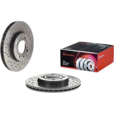BREMBO Bremseklods - Geloftet/ventileret - VW, SEAT, Golf III (1H1) - 09.5166.1X BREMBO Bremseklods - Geloftet/ventileret - VW, SEAT, Golf III (1H1) - 09.5166.1X