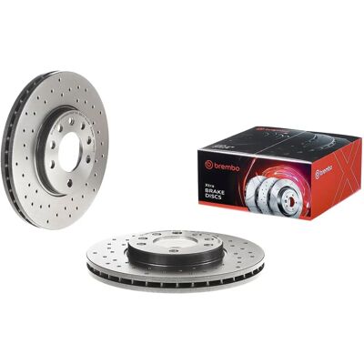 BREMBO Bremseskive - Højtydende Gelocht/ventileret BREMBO Bremseskive - Højtydende Gelocht/ventileret