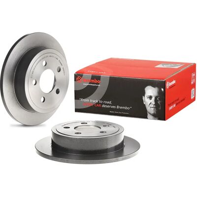 BREMBO 08.A403.11 Disco de Freno Trasero Macizo Recubierto - Disco de Freno BREMBO 08.A403.11 Disco de Freno Trasero Macizo Recubierto - Disco de Freno