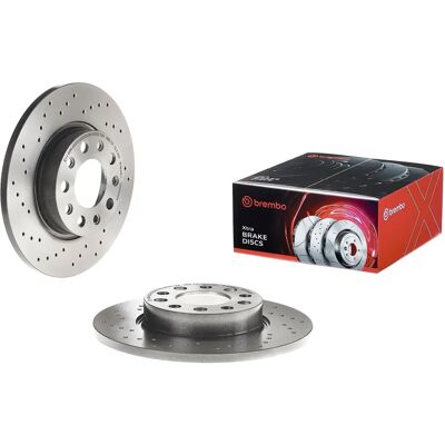 BREMBO Bromsskiva perforerad, 278mm, 12mm - för Fiat, Alfa Romeo, Jeep BREMBO Bromsskiva perforerad, 278mm, 12mm - för Fiat, Alfa Romeo, Jeep
