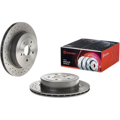 BREMBO Subaru Impreza Bremseskive - Gelocht/ventileret 316mm BREMBO Subaru Impreza Bremseskive - Gelocht/ventileret 316mm