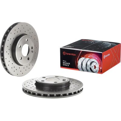 BREMBO bremseskive - Gelochte/indreventileret 295mm - Mercedes-Benz BREMBO bremseskive - Gelochte/indreventileret 295mm - Mercedes-Benz