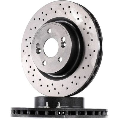 BREMBO BREMBO XTRA LINE Bremseskive - Gjennomstikket og ventilert BREMBO BREMBO XTRA LINE Bremseskive - Gjennomstikket og ventilert