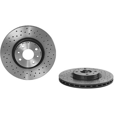 BREMBO Bromsrost - perforerad/ventilerad, 284mm, 22mm, 4 hål - Bromsrost BREMBO Bromsrost - perforerad/ventilerad, 284mm, 22mm, 4 hål - Bromsrost