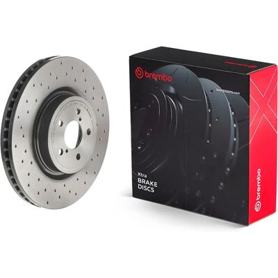 BREMBO Subaru Brake Disc - perforated vented high-carbon 316mm - Brake Disc BREMBO Subaru Brake Disc - perforated vented high-carbon 316mm - Brake Disc