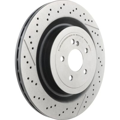 BREMBO Mercedes-Benz Bremseskive - Vented og perforert 360mm BREMBO Mercedes-Benz Bremseskive - Vented og perforert 360mm