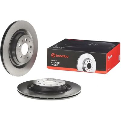 BREMBO Bevonatos szellőző féktárcsa Model 3 BREMBO Bevonatos szellőző féktárcsa Model 3