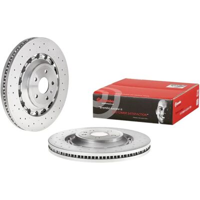 Brembo Audi Belüftet Gelocht Bremsscheibe - Bremsscheibe Brembo Audi Belüftet Gelocht Bremsscheibe - Bremsscheibe