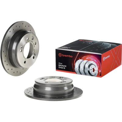 BREMBO 08.A869.1X Bremseskive - Solid, Perforeret, 262mm BREMBO 08.A869.1X Bremseskive - Solid, Perforeret, 262mm