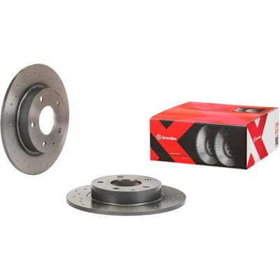 BREMBO Mazda Bremseskive - Gelocht, 265mm, 9mm BREMBO Mazda Bremseskive - Gelocht, 265mm, 9mm