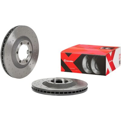 BREMBO 09.B267.1X Ventileret og perforeret skive - Bremseskive BREMBO 09.B267.1X Ventileret og perforeret skive - Bremseskive