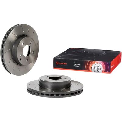 BREMBO 09.B280.4X - Perforeret og ventileret med indvendig belægning - Bremseskive BREMBO 09.B280.4X - Perforeret og ventileret med indvendig belægning - Bremseskive