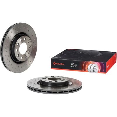 BREMBO 09.9366.2X - Bremseskive til Alfa Romeo - Perforeret & Ventileret BREMBO 09.9366.2X - Bremseskive til Alfa Romeo - Perforeret & Ventileret