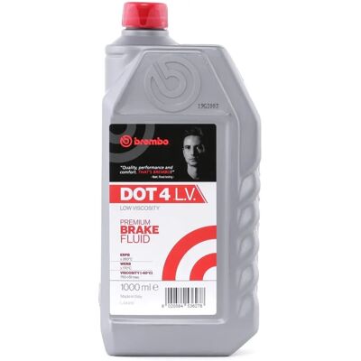 Brembo L04210 Bromsvätska - DOT 4 lågviskös - 1L Brembo L04210 Bromsvätska - DOT 4 lågviskös - 1L