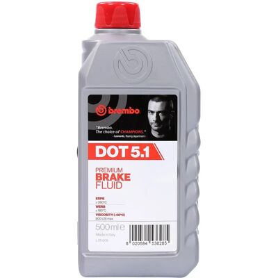 Płyn hamulcowy Brembo L 05 005 DOT 5.1 - 0,5L Płyn hamulcowy Brembo L 05 005 DOT 5.1 - 0,5L