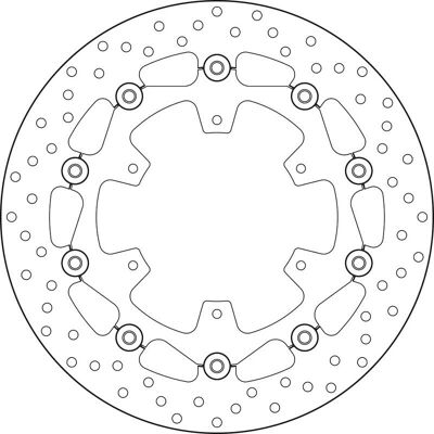 Disque de frein Série Oro BREMBO - Flottant pour motos Disque de frein Série Oro BREMBO - Flottant pour motos