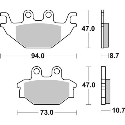 Brembo Modell 07gr52sd Bakbromsbelägg - Bromsbelägg Brembo Modell 07gr52sd Bakbromsbelägg - Bromsbelägg