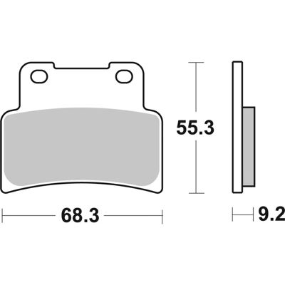 BREMBO 07GR77SA Bremseskiver - Brake Pads BREMBO 07GR77SA Bremseskiver - Brake Pads
