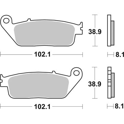 BREMBO 07HO30LA OEM Bremsbeläge - Bremsenteile BREMBO 07HO30LA OEM Bremsbeläge - Bremsenteile