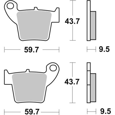 Plaquettes de frein BREMBO 07HO48TT - Numéro OEM - Publicité Plaquettes de frein BREMBO 07HO48TT - Numéro OEM - Publicité