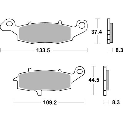 BREMBO 07KA18LA - Bremsbeläge BREMBO 07KA18LA - Bremsbeläge