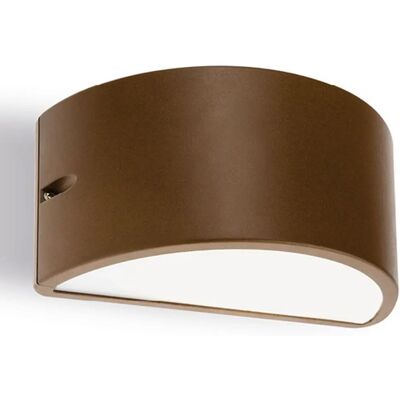 SOVIL Luz de Pared Corten - Lámpara Exterior Curvada SOVIL Luz de Pared Corten - Lámpara Exterior Curvada