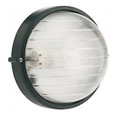 SOVIL - Luz de techo industrial pequeña de aluminio para exterior - Negro SOVIL - Luz de techo industrial pequeña de aluminio para exterior - Negro