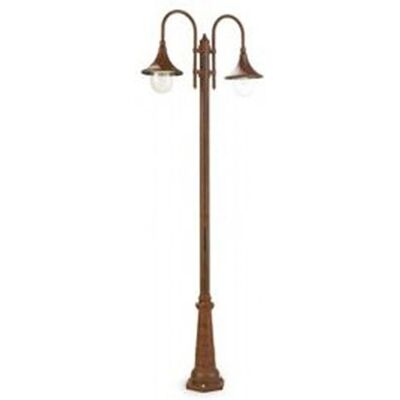 Lámpara de jardín de óxido Sovil - 2 luces aluminio IP43 Lámpara de jardín de óxido Sovil - 2 luces aluminio IP43