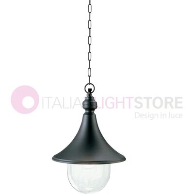 SOVIL Lámpara Colgante Exterior - IP43, Negro, E27, 350/06 - Lámpara de Suspensión Exterior SOVIL Lámpara Colgante Exterior - IP43, Negro, E27, 350/06 - Lámpara de Suspensión Exterior