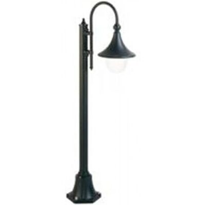 Iperbriko - Lámpara de aluminio para exteriores con difusor transparente - Altura máxima 150mm - 60W Negro Iperbriko - Lámpara de aluminio para exteriores con difusor transparente - Altura máxima 150mm - 60W Negro