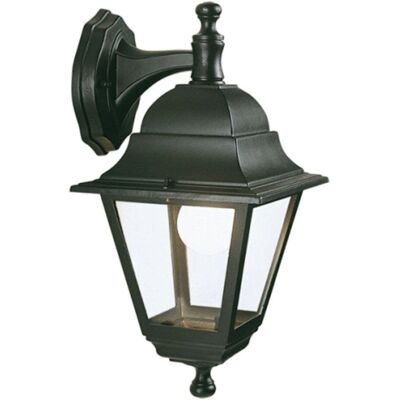 SOVIL Lámpara de Pared Negra Mini Quadrata para Exterior E27 SOVIL Lámpara de Pared Negra Mini Quadrata para Exterior E27