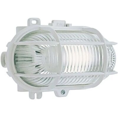 SOVIL Luz de techo ovalada exterior blanca - IP44 SOVIL Luz de techo ovalada exterior blanca - IP44