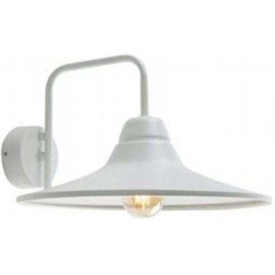 SOVIL Lámpara de Pared Exterior Blanca - IP43 E27 Compatible con LED - 25W Máximo SOVIL Lámpara de Pared Exterior Blanca - IP43 E27 Compatible con LED - 25W Máximo