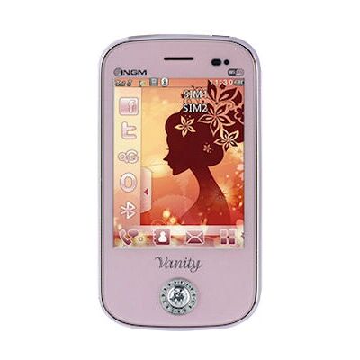 NGM Vanity Touch Dual Sim Swarovski Italia - Rosa NGM Vanity Touch Dual Sim Swarovski Italia - Rosa