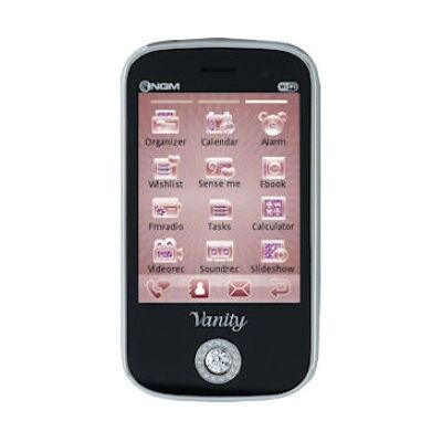 NGM Vanity Touch Dual Sim Swarovski Italia - Nero NGM Vanity Touch Dual Sim Swarovski Italia - Nero
