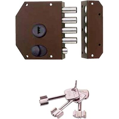 Cerradura de Seguridad Iseo para Sobreponer - 911-105Df-D - Mano derecha Cerradura de Seguridad Iseo para Sobreponer - 911-105Df-D - Mano derecha