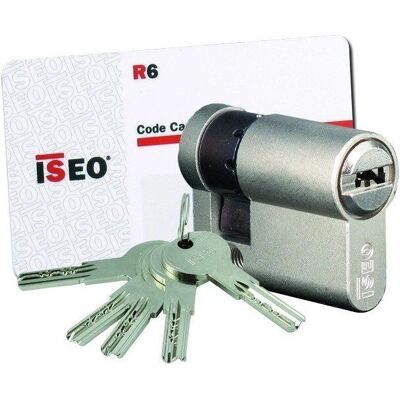 ISEO ISR6 Niklowany zamek - Bezpieczeństwo, Odwracalne klucze, 30x10mm ISEO ISR6 Niklowany zamek - Bezpieczeństwo, Odwracalne klucze, 30x10mm