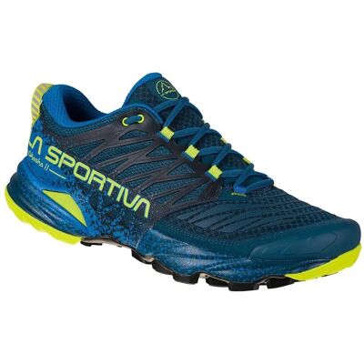 La Sportiva Akasha II - Chaussures de trail running - Hommes - Bleu - 43 - Publicité La Sportiva Akasha II - Chaussures de trail running - Hommes - Bleu - 43 - Publicité
